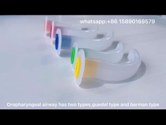 Light Guedel Airway Uses 110mm Guedel Oral Airway Medical Grade