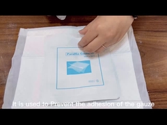 How often should a paraffin gauze be changed?