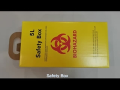 Medical Hard Board Safety Box For Used Syringes And Needles