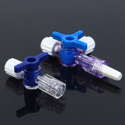 Quality  Luer Lock Catheter Plastic One Way Infusion Stopcocks Valve Water Medical factory
