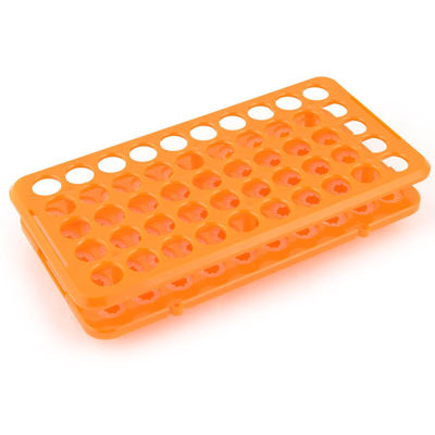 Quality  50 Well Plastic Multifunction Test Tube Holder Rack With Silicone factory