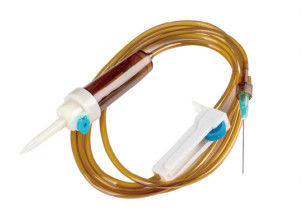 20 drops Customized Pvc Tube Admin Y Type Infusion Set Steril With Flow Regulator