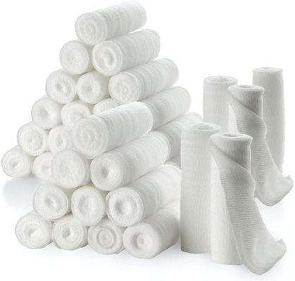 Medical 100% Plain Cotton Hydrophile Gauze and Bandage Absorbent Compressed