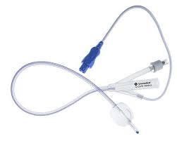 Disposable 100% Silicone Medical Urinary Foley Catheter With Temperature Sensor Probe