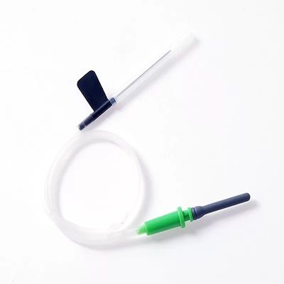 Sterile Scalpe Vein Set with Single Wing Sterile Infusion Transfusion Set And Adapter