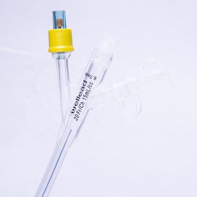 100% Silicone 20Fr Gastrostomy Feeding Tube Easy Stoma Depth Measurement